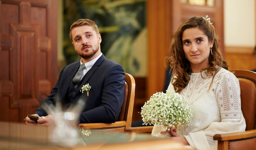 Reportage mariage civil à l'Hôtel de Ville de Lille